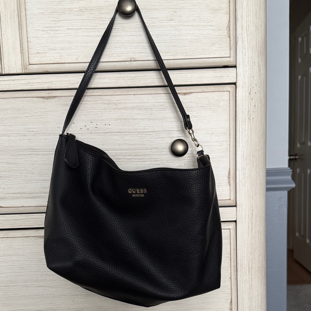 GUESS Black Hobo Bag